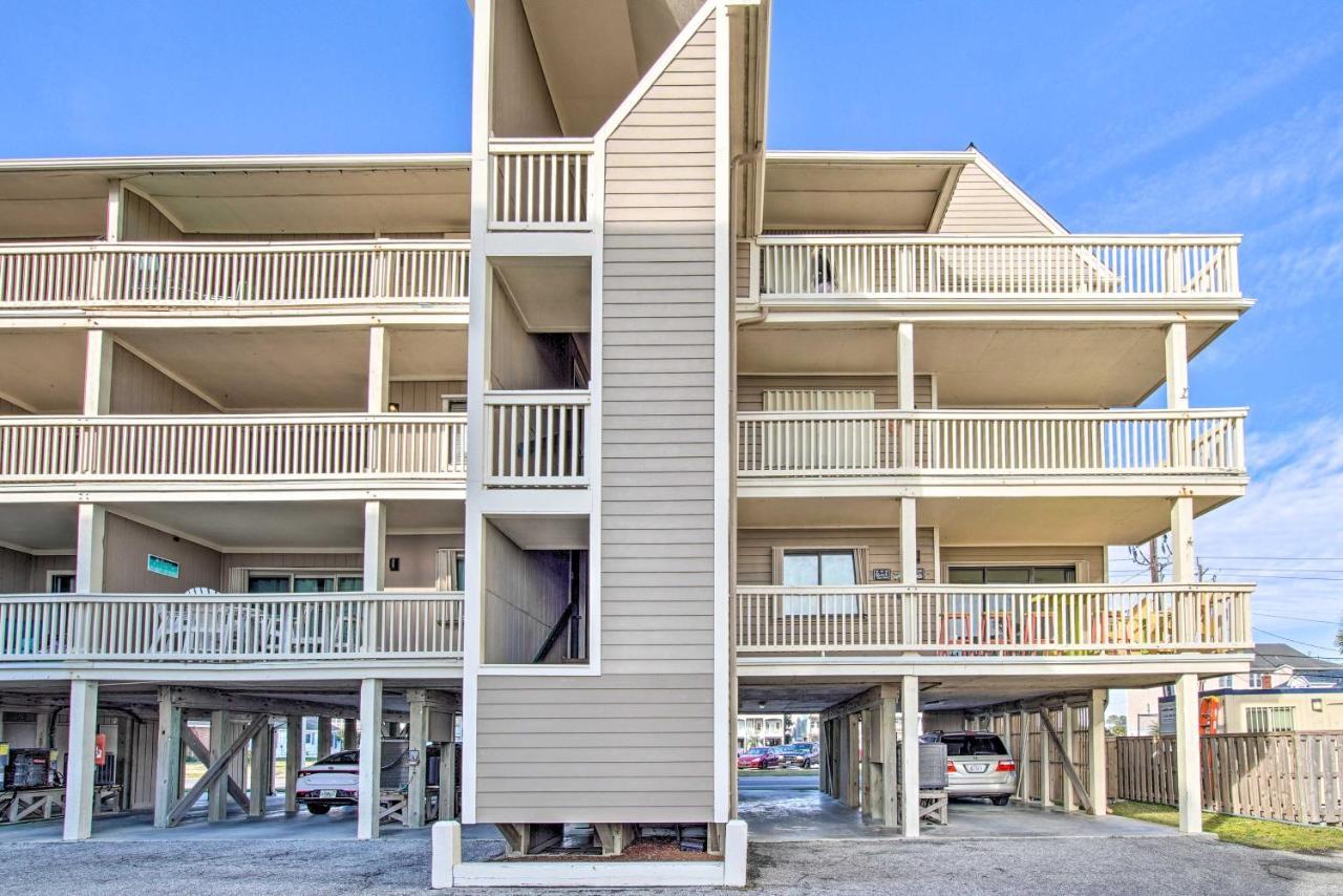 Ocean-View Condo With Deck, Steps To Carolina Beach! Exteriör bild